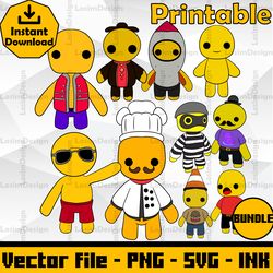 bundle wobbly life svg vector wobbly life coloring pages svg, png, wobbly coloring pages, svg,png,ink,digital download