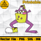Editable Sticker Roofus Ribbit PNG Clucky From Cluckys Logic Cut File Coloring PagesSVGPNGInk 0