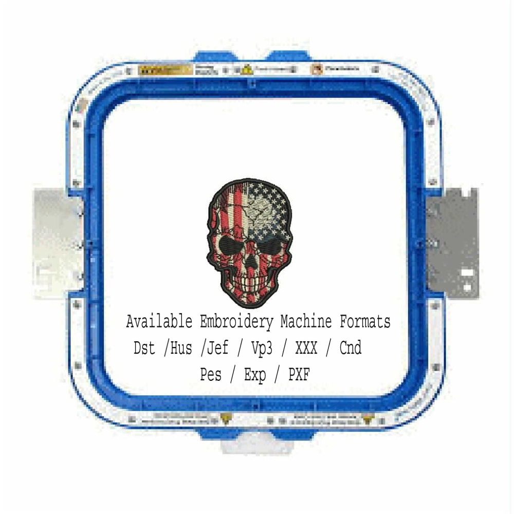 Embroidery Skull Logo 2
