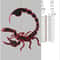 Scorpion Design Embroidery 1