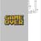 GameOver Embroidery Design 2