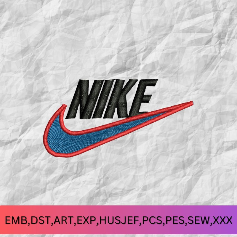Nike Embroidery SVG File High Quality Vector Design For Custom Apparel Vector Design For Custom Apparel 0