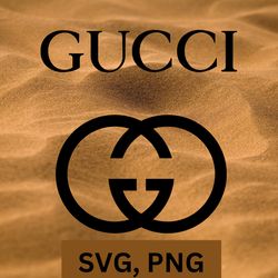 gucci logo svg stylish monogram design for cricut & silhouette high quality instant download fashion logo design