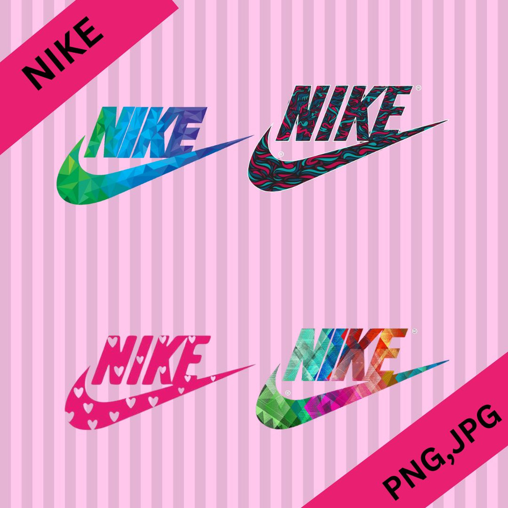 Nike Logo PNG Bundle Quick Download Commercial Use Digital Art For Apparel Crafts Ready To Use 0
