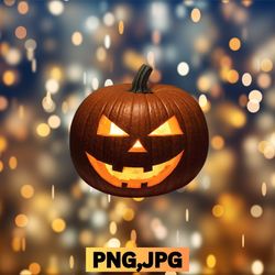 halloween scary pumpkin png instant download perfect for t shirts and decor