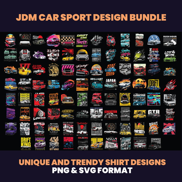 Jdm Designer Pattern 94 JDM Sport Car Design bundles, car jdm Design, jdm Streetw | Inspire ...