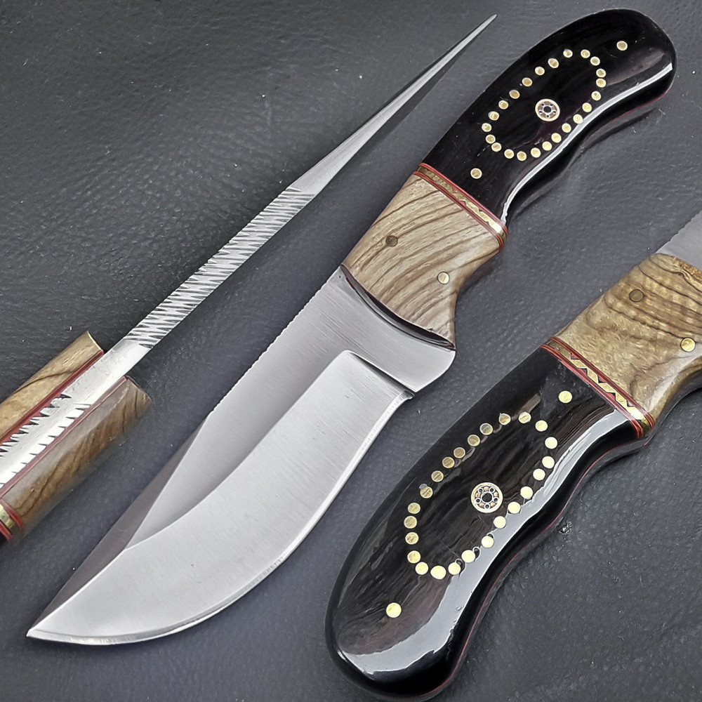 Durable D2 Steel Hunting Knife Precision Edge FullTang Design And Ergonomic Handle For Optimal Performance 0