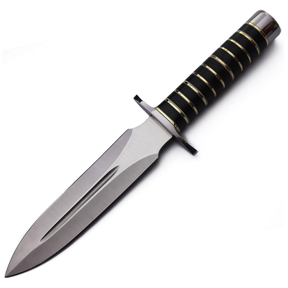 BOOT DAGGER HANDMADE D2 TOOL STEEL COMBAT DAGGER KNIFE SHARP BLADE  STUNNING HANDLE 0