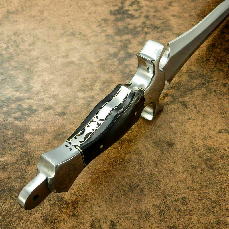 D2 TOOL STEEL CLASSIC DAGGER HANDMADE COMBAT DAGGER KNIFE SHEATH LUXURY DAGGER 1