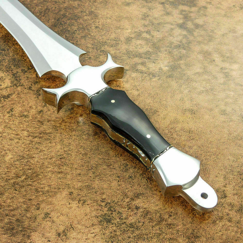 D2 TOOL STEEL CLASSIC DAGGER HANDMADE COMBAT DAGGER KNIFE SHEATH LUXURY DAGGER 3