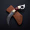 10 Handmade Damascus Steel Karambit Knife With Sheath Micarta Handle Self Defense Knife Tactical Hunting Knife 0