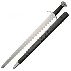 36" handmade d2 steel medieval long sword, sharp blade battle ready sword, wood handle