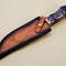 Unique Handmade Damascus Steel Hunting Bowie Knife With Resin And Brass Handle  Great Gift For Him 6