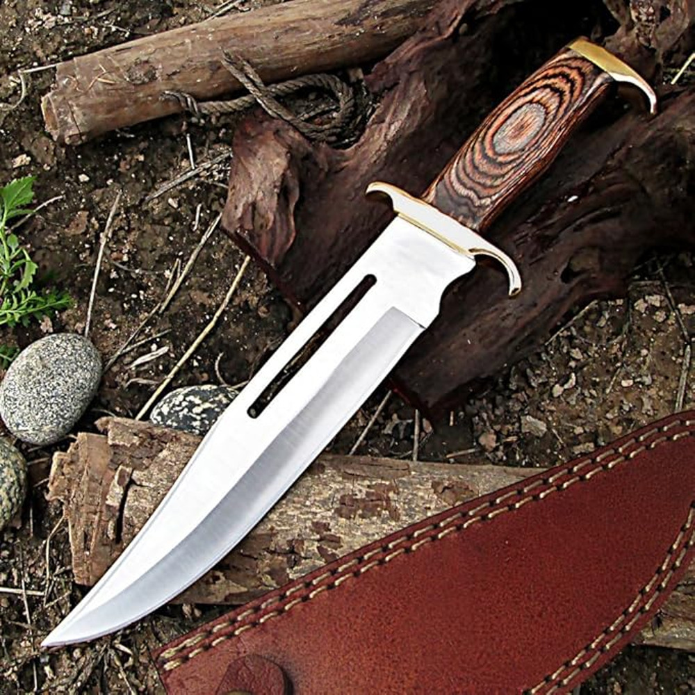 Armory Replica West Hunting Knife For Outdoor Adventures Survival Hard Wood Handle Knife With Shea 5