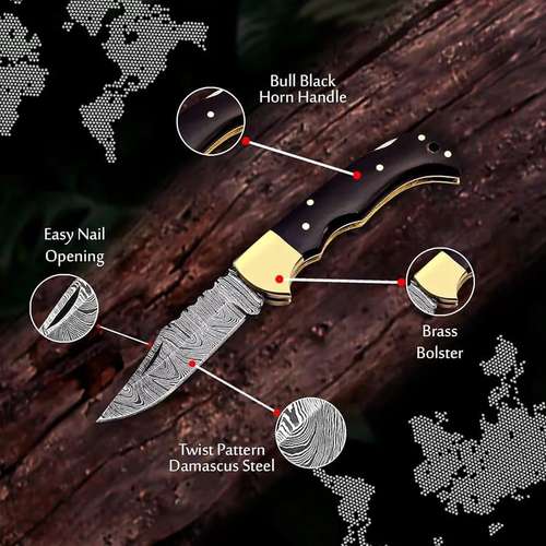 Handmade backlock knife