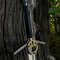 Black Witcher Sword With Scabbard  Geralt Of Rivia Replica Perfect Fathers Day Gift Groomsmen Gift And Collectible 5