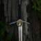 Black Witcher Sword With Scabbard  Geralt Of Rivia Replica Perfect Fathers Day Gift Groomsmen Gift And Collectible 6