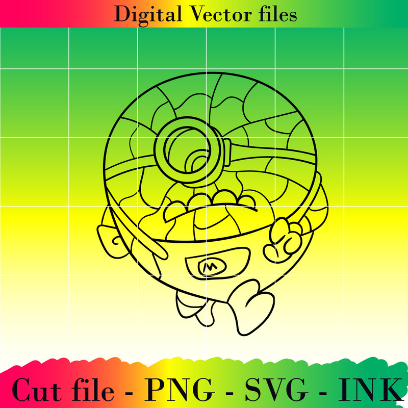 Editable Mega Minion Gus SVG Minion Jerry PNG Tim From Despicable Me 4Minion DaveMinion MelStuart Printable 11
