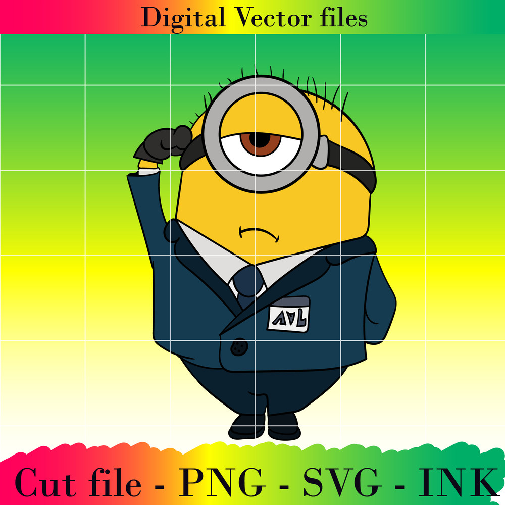 Editable Pack Cut File Project Agnes GruDespicable Me 4GruMargo GruMaxime Le Mal SVGPNGInk Printable For Birthday 7