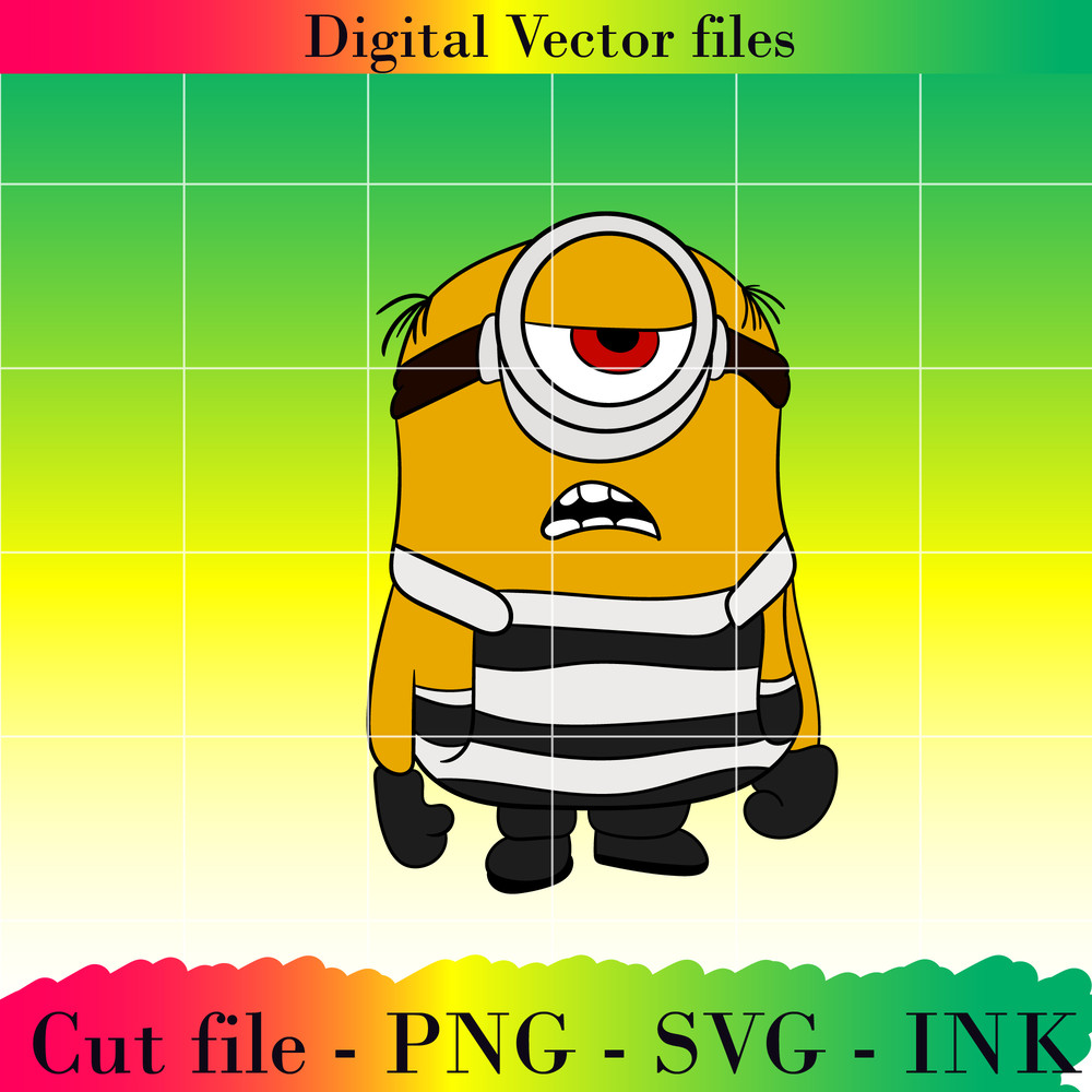 Mega Minion Gus SVG Minion Jerry PNG Tim From Despicable Me 4Minion DaveMinion MelStuart Printable For Birthday 3