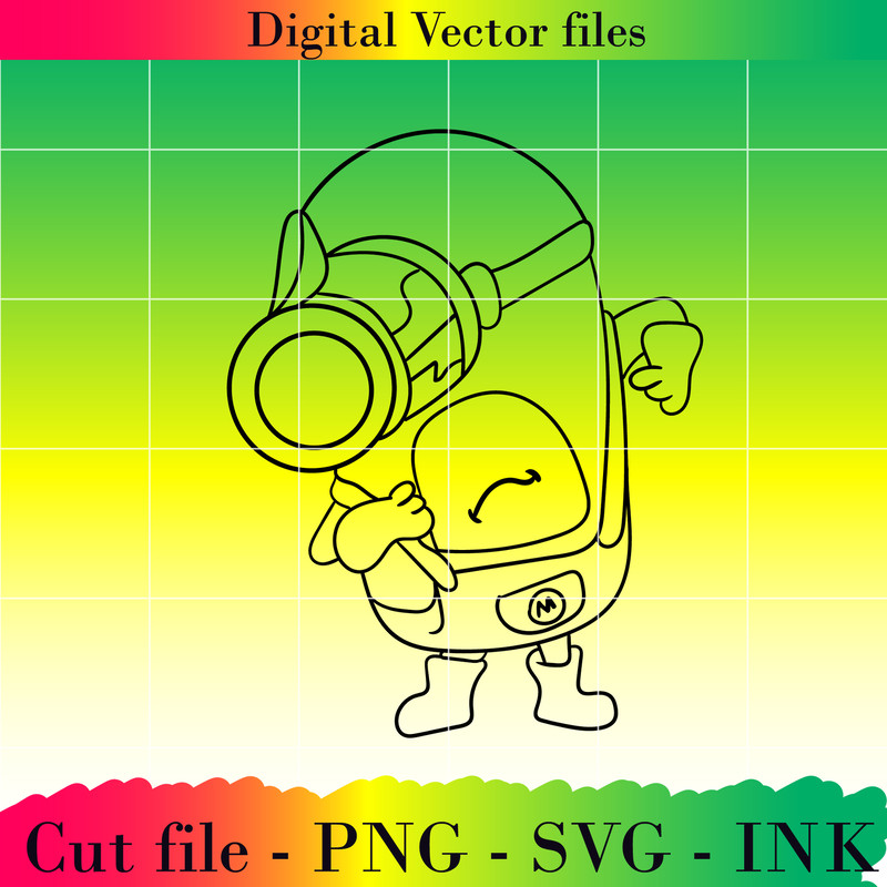 Mega Minion Gus SVG Minion Jerry PNG Tim From Despicable Me 4Minion DaveMinion MelStuart Printable For Birthday 7