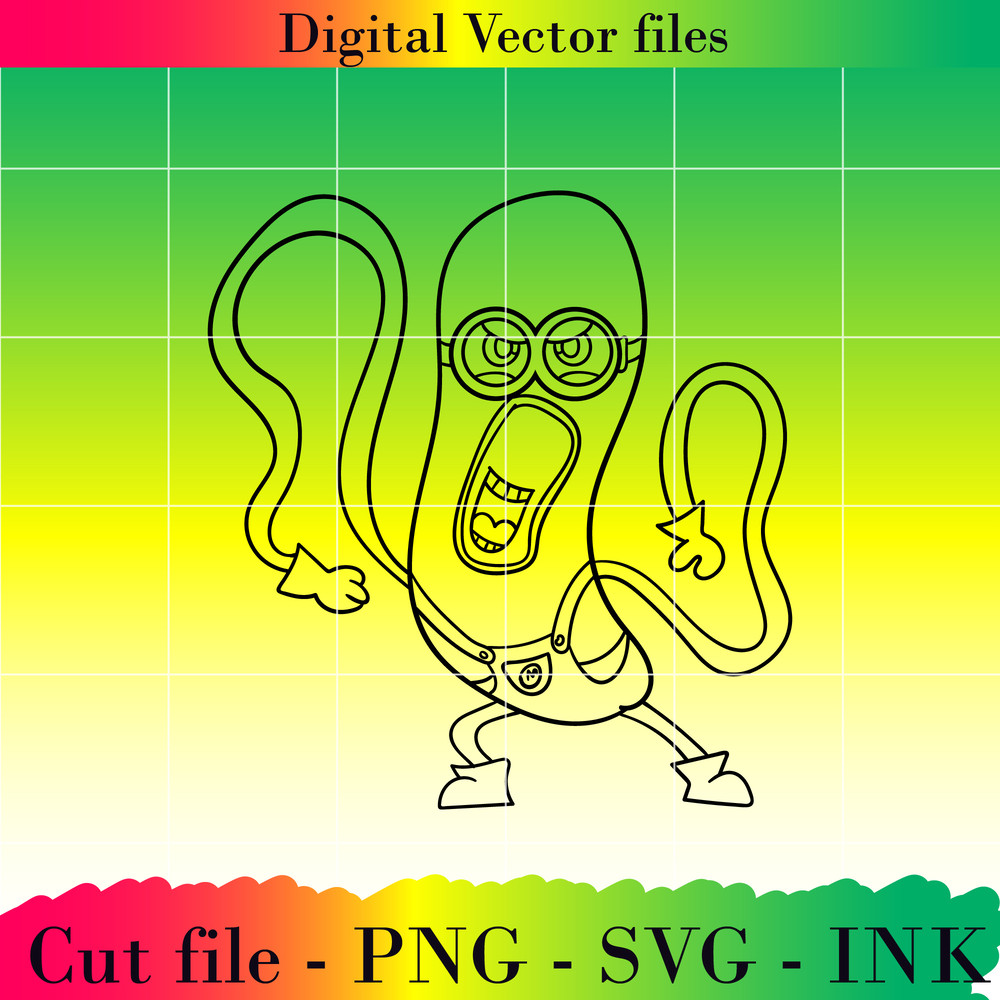 Mega Minion Gus SVG Minion Jerry PNG Tim From Despicable Me 4Minion DaveMinion MelStuart Printable For Birthday 11