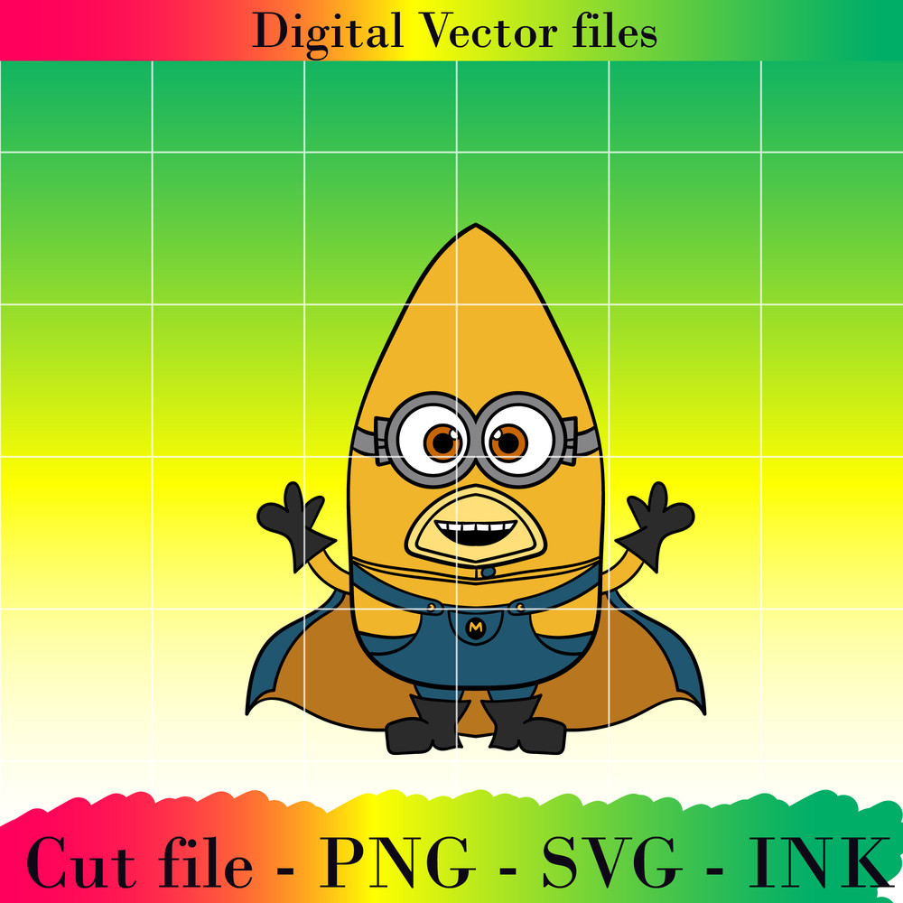 Mega Minion Gus SVG Minion Jerry PNG Tim From Despicable Me 4Minion DaveMinion MelStuart Printable For Birthday 15