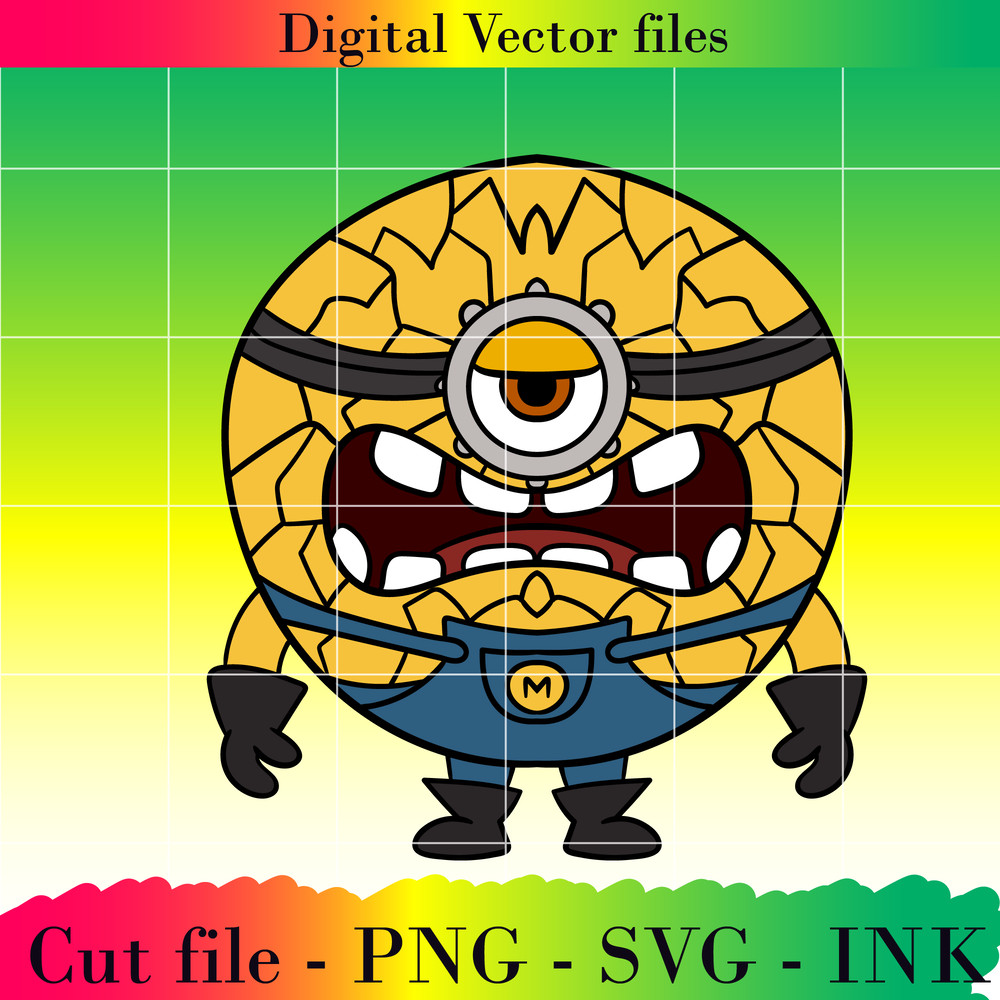 Bundle Mega Minion Gus SVG Minion Jerry PNG Tim Despicable Me 4Minion DaveMinion MelStuart Printable For Birthday 11