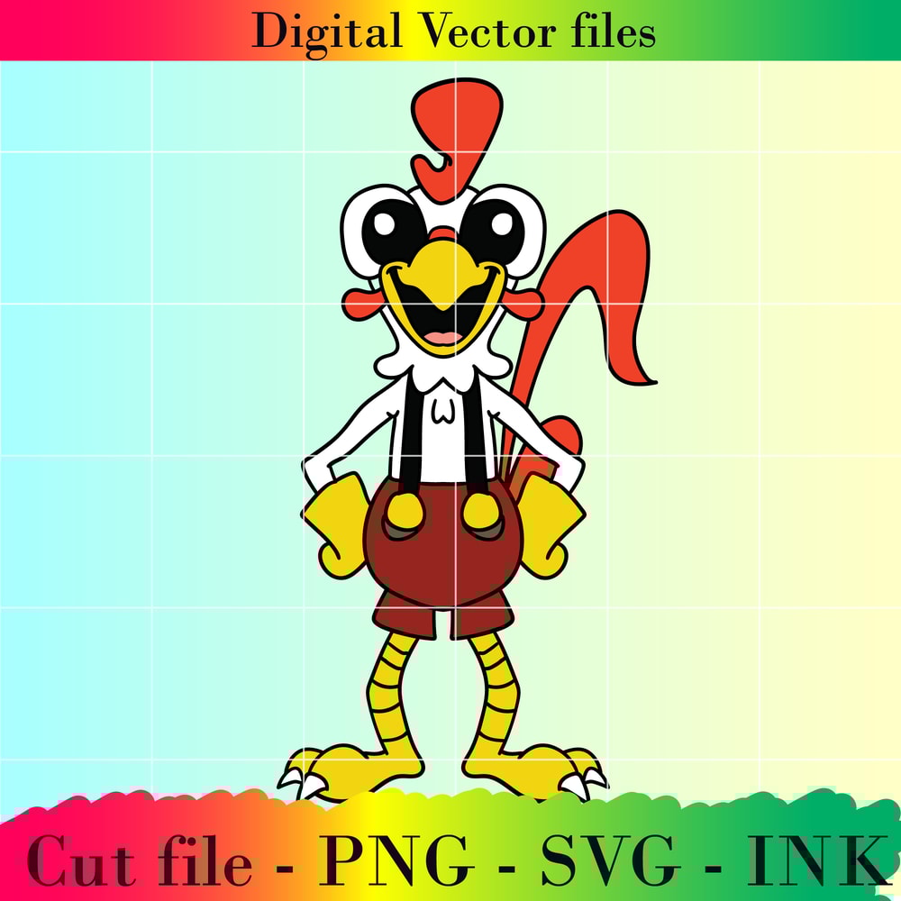 SVG PNG Ink Cut File Clucky From Cluckys Logic Editable Project Printable For Birthday Party 0