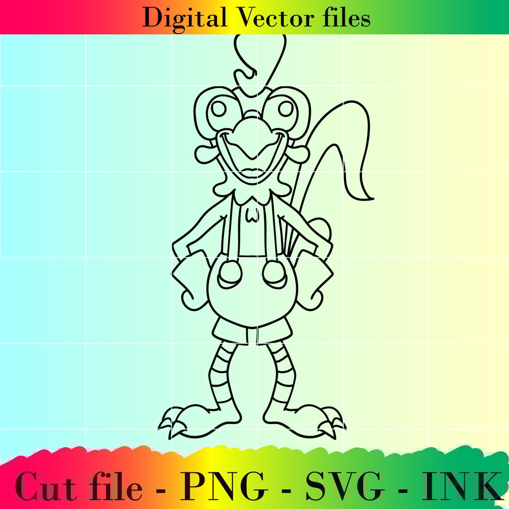 SVG PNG Ink Cut File Clucky From Cluckys Logic Editable Project Printable For Birthday Party 1