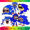 Editable Bundle AI File Project Printable For Birthday Shin Sonic Cut File Shin Sonic SVGShin Sonic