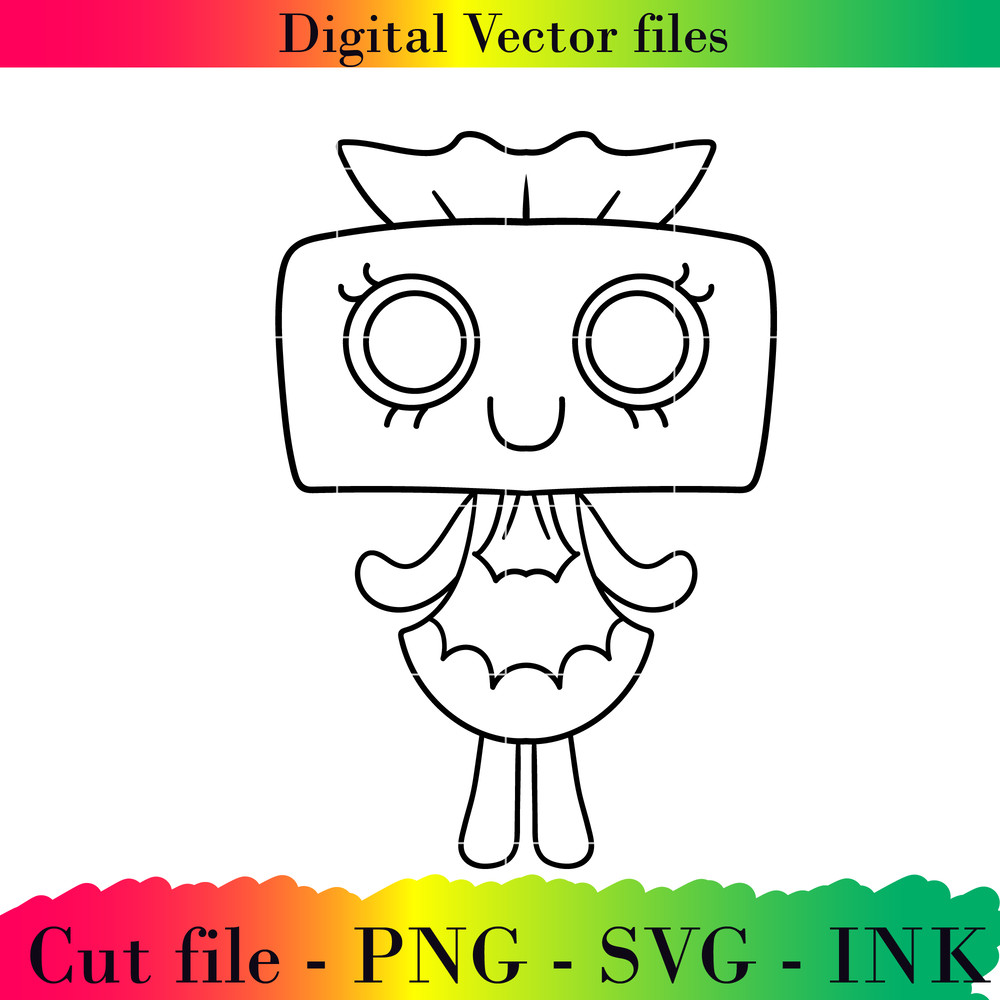 Editable Dandy World AI File Project Printable For BirthdaySVGPNGInk Tisha 1