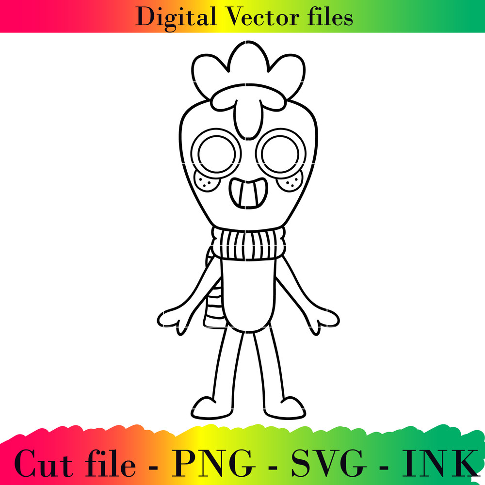 Editable Dandy World AI File Project Printable For BirthdaySVGPNGInk Sprout 1