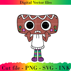 editable dandy world ai file project printable for birthday.svg,png,ink, cosmo svg,png