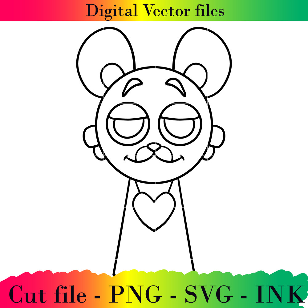 Editable Sprunki Increedibox Bobby BearHug Project Printable For BirthdaySVGPNGInkPinki SVGPNG 1