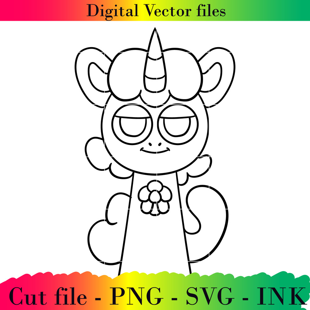 Editable Sprunki Increedibox CraftyCorn Project Printable For BirthdaySVGPNGInkPinki SVGPNG 1