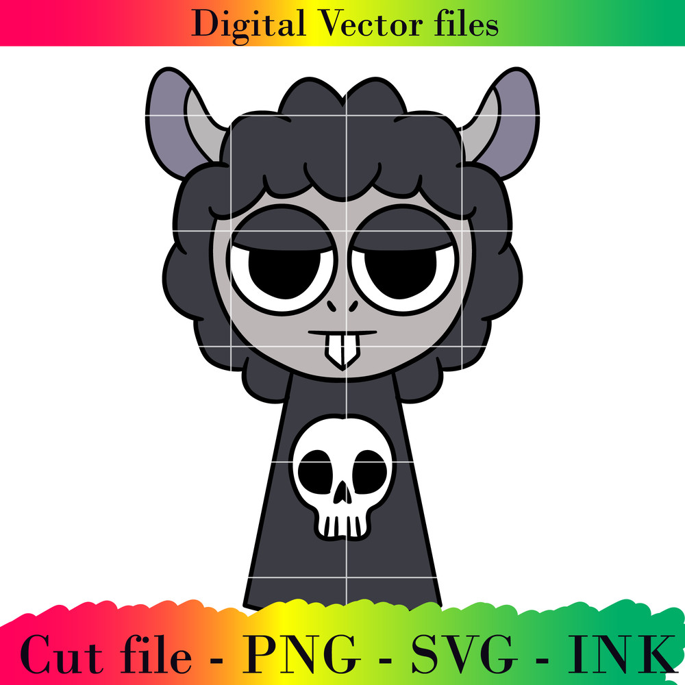 Editable Sprunki Increedibox Baba Chop Project Printable For BirthdaySVGPNGInkPinki SVGPNG 0