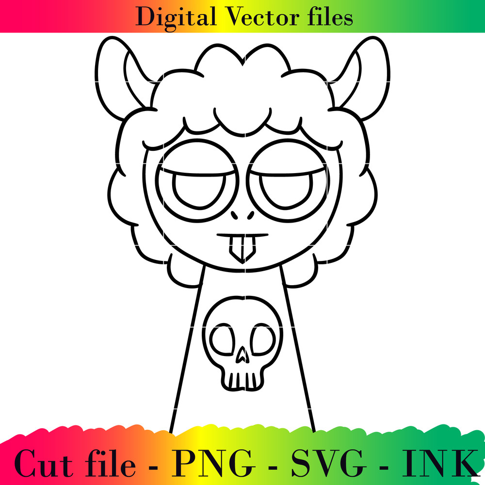 Editable Sprunki Increedibox Baba Chop Project Printable For BirthdaySVGPNGInkPinki SVGPNG 1