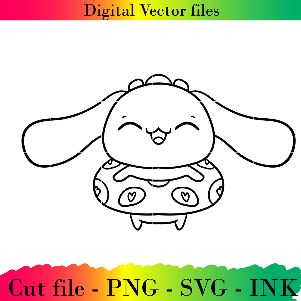 Editable Cinnamoroll Summer Pool Fun Project Printable For BirthdaySVGPNGInkCinnamoroll Coloring Pa 1