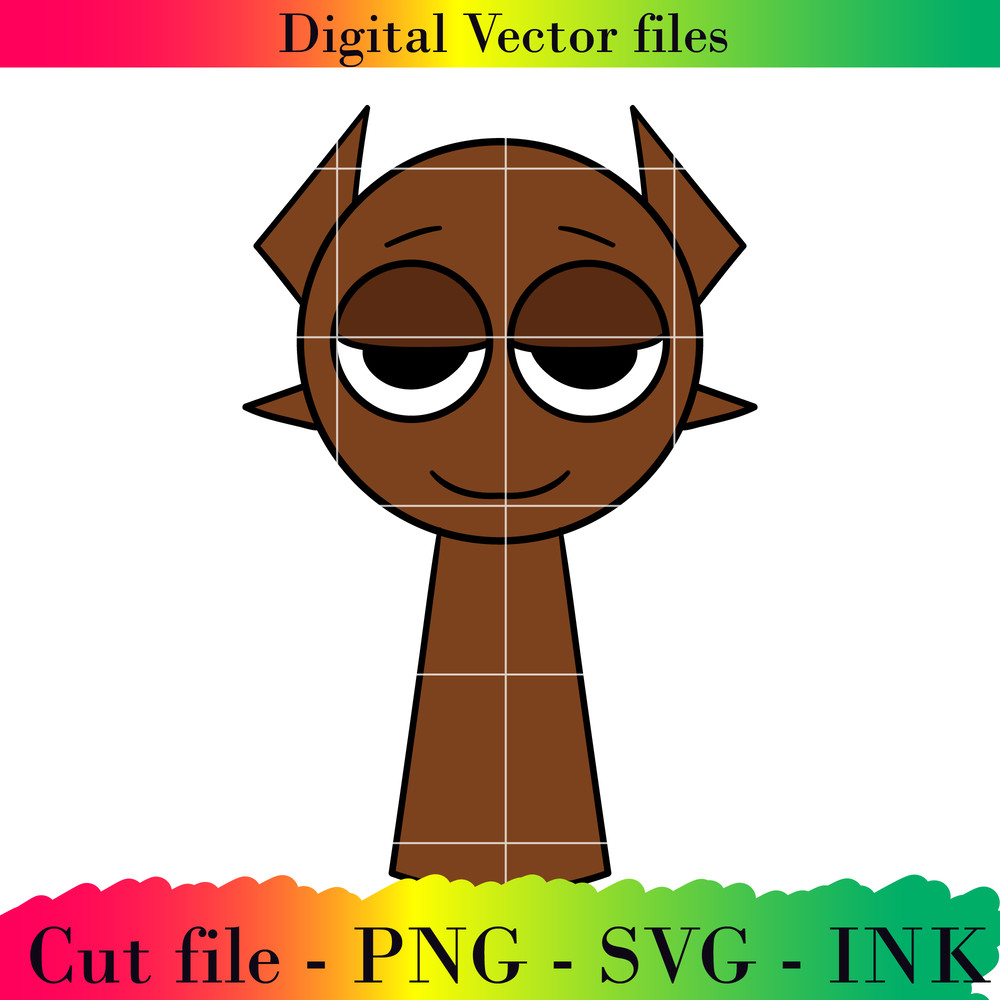 Editable Sprunki BildeN Project Printable For BirthdaySVG PNG Ink Sprunki Coloring Pages 0