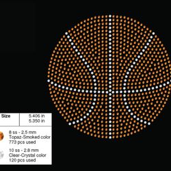 basketball rhinestone template-1010