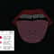 Lips Rhinestone Template1021 0