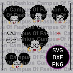 woman's face svg cutfile-1021
