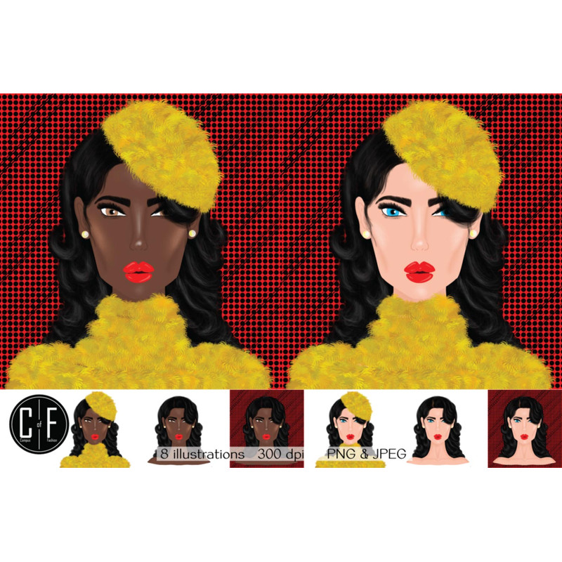 Womans Face Clip ArtCA1010 0