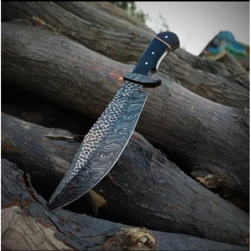 Damascas Bowie Knife 2