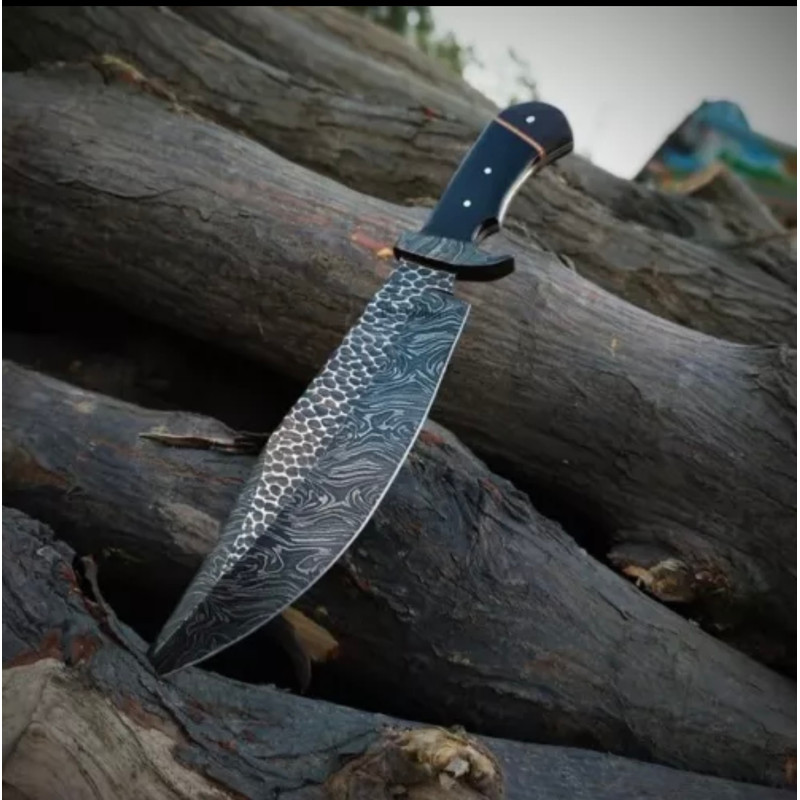 Damascas Bowie Knife 3