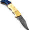 Handmade Damascas Pocket Knife 4