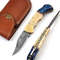 Handmade Damascas Pocket Knife 5