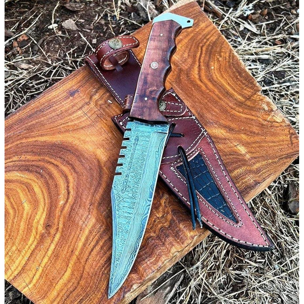 Damascas Hunting Knife 3