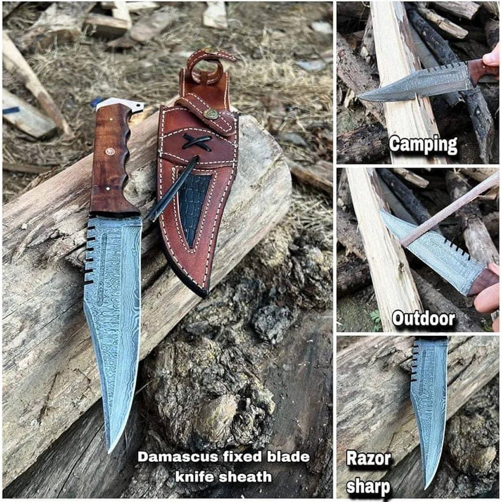 Damascas Hunting Knife 6